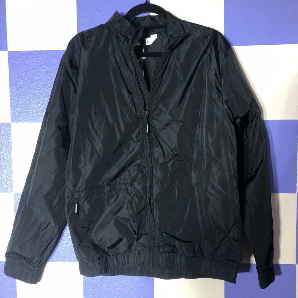 NEW Rains Track Jacket in Black - Picture 8 of 15